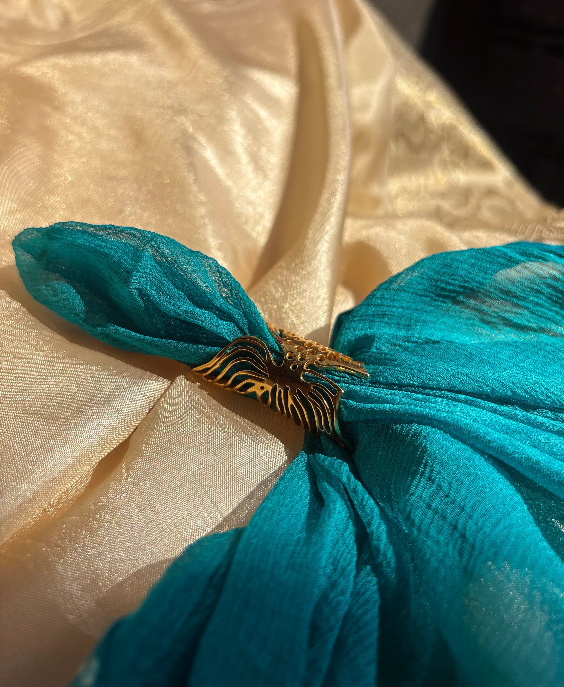 Gold Toned Fin of Faith Ring