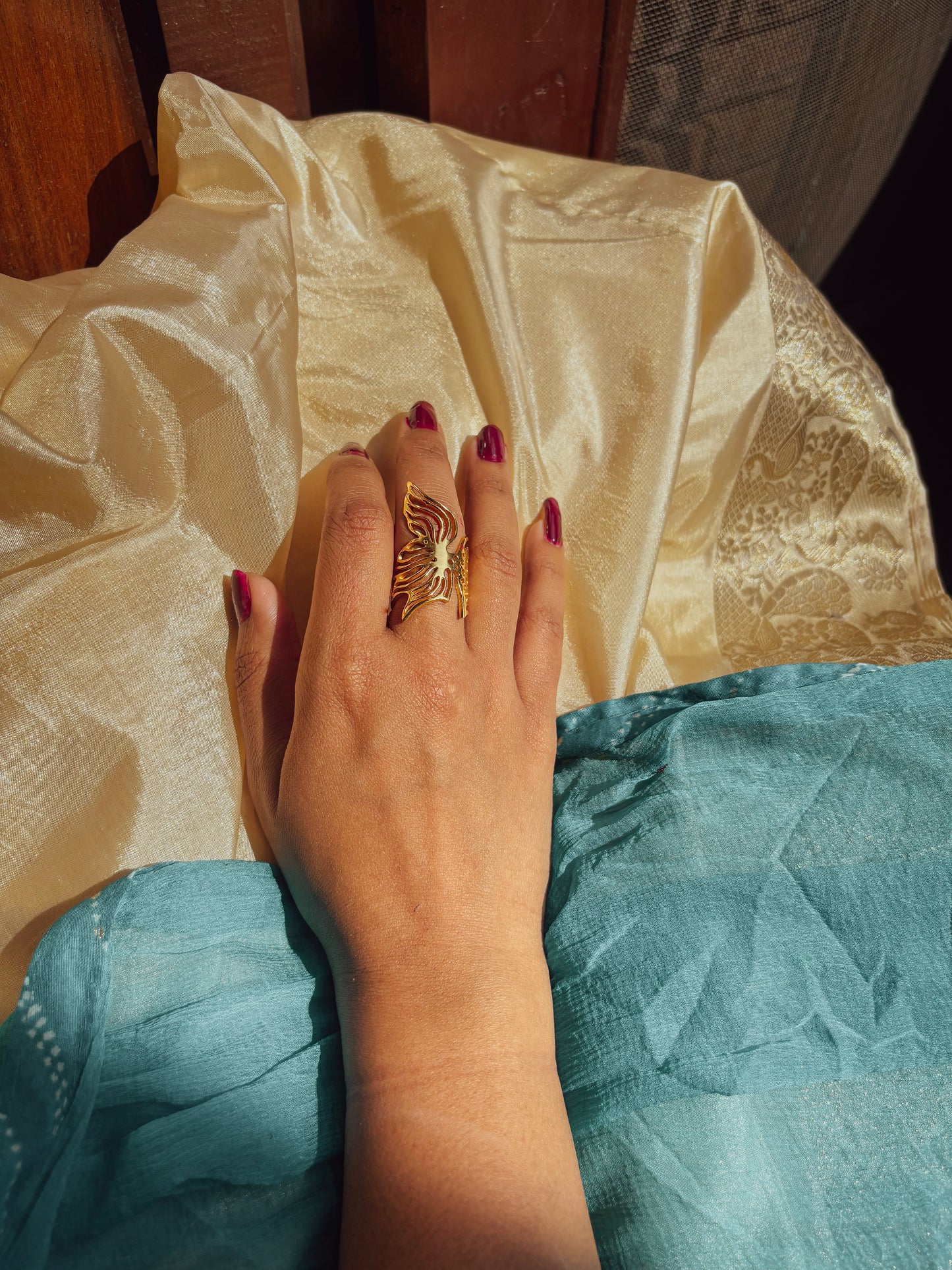 Golden Fin of Faith Ring