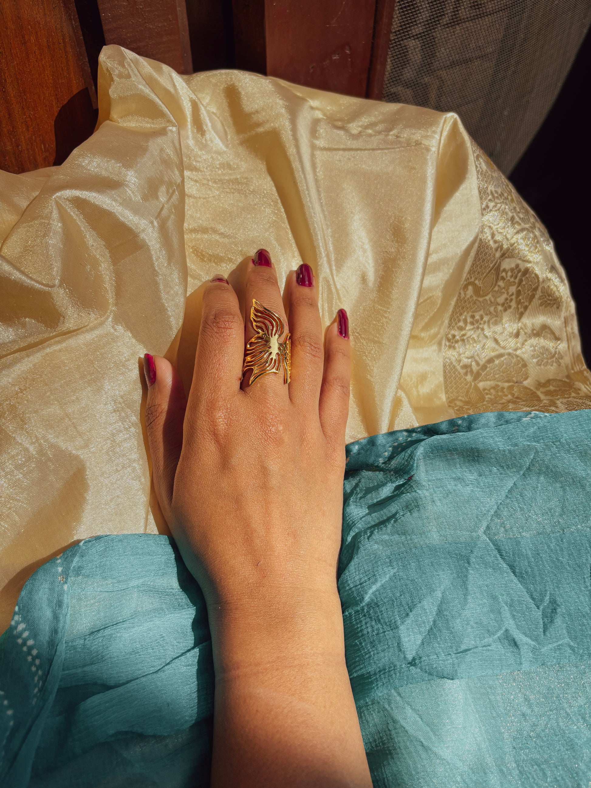Golden Fin of Faith Ring