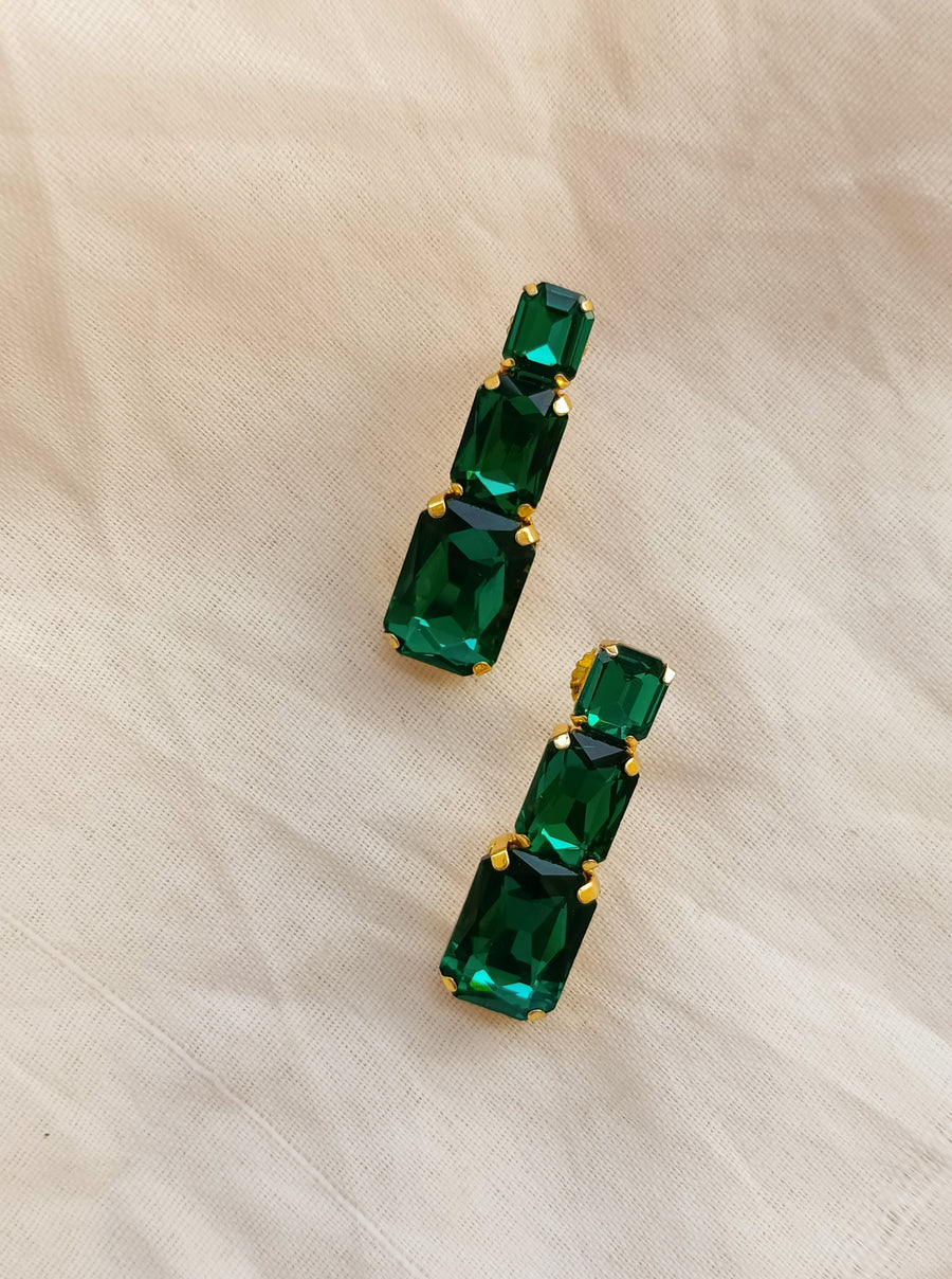 Emerald Cascades Earrings