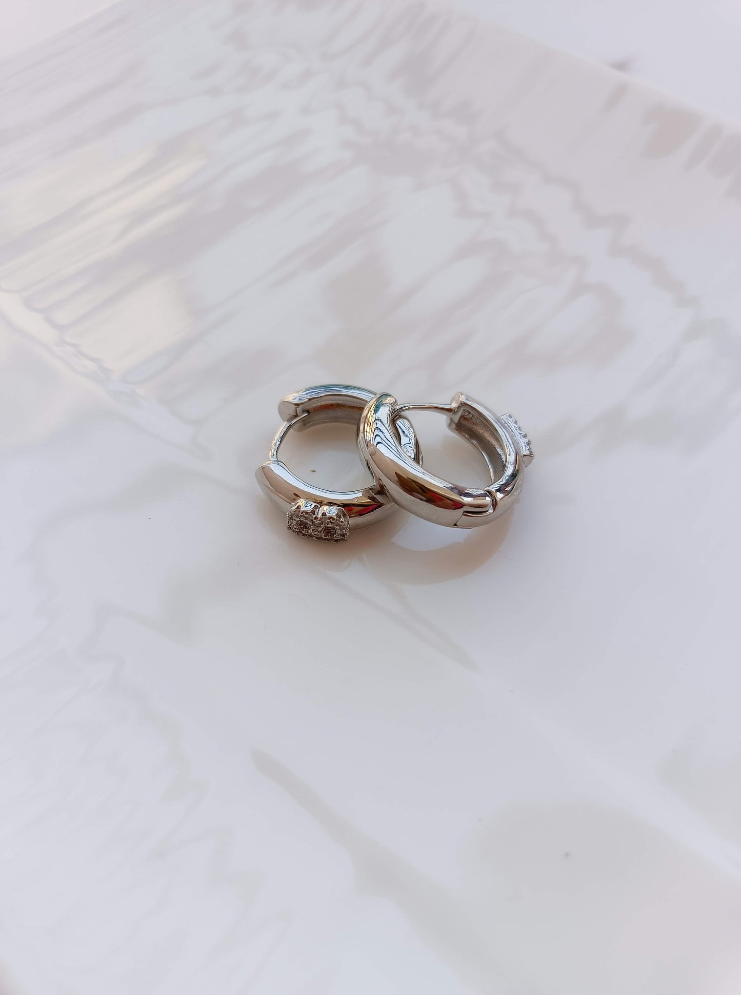Silver Mini Loops