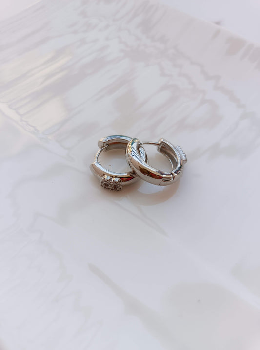 Silver Mini Loops