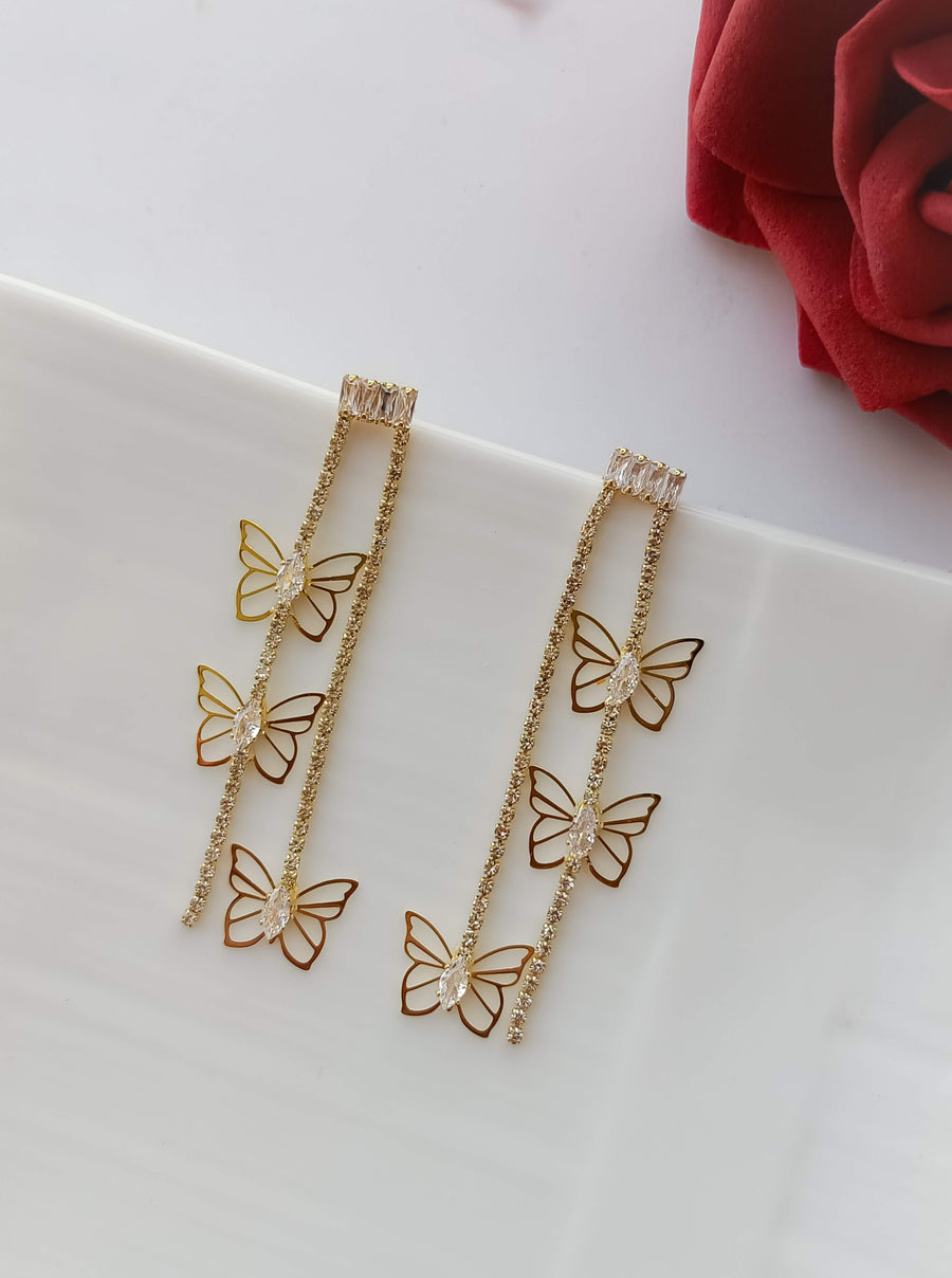 Golden Wings Earrings