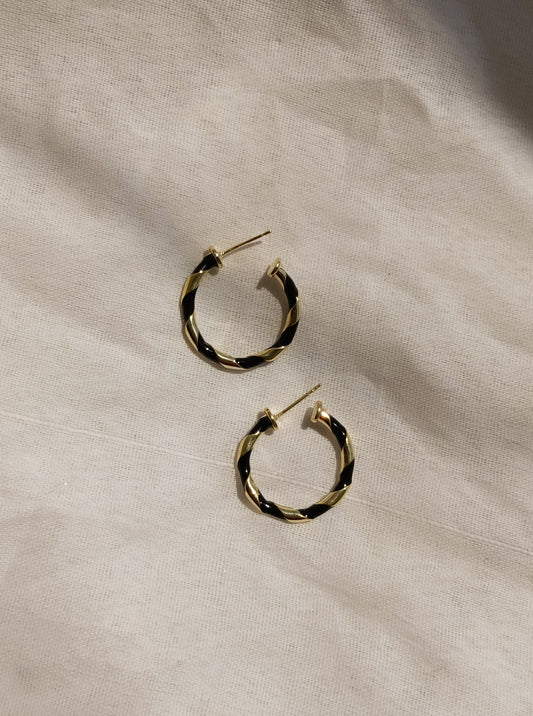 Dreamy Swirls Hoops