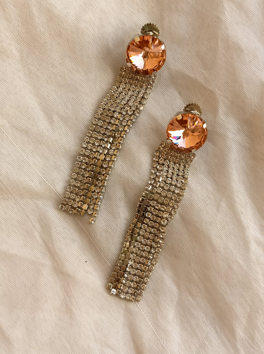 Peachy Chain Earrings