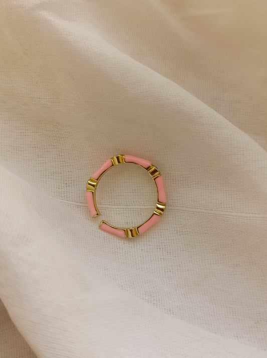 Blush Hexagon Ring