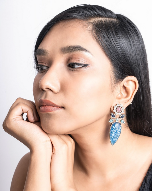 Monalisa Brass Earrings