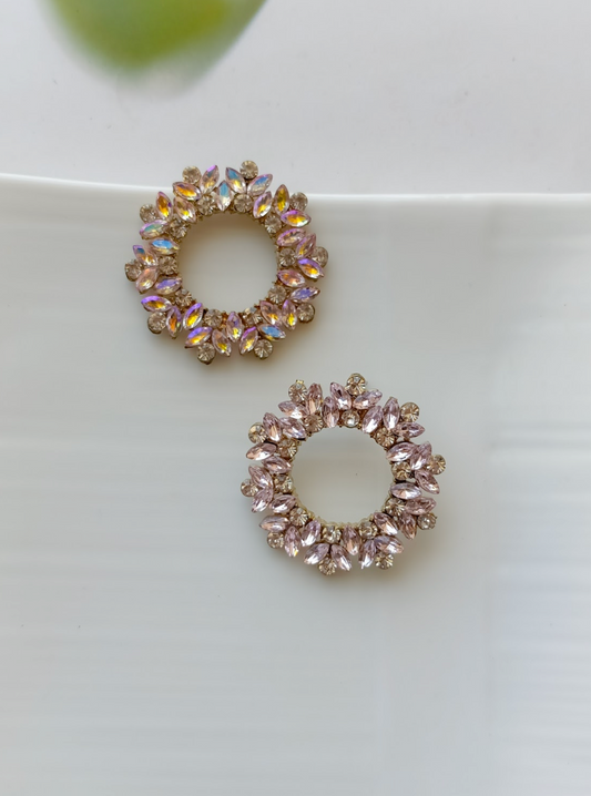 Moonlit Blush Studs