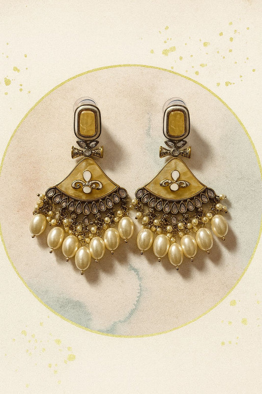 Heritage Pearl Jhumka Earrings