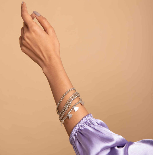 Silver Fleur She said yes- Jewelry by Pallavi 